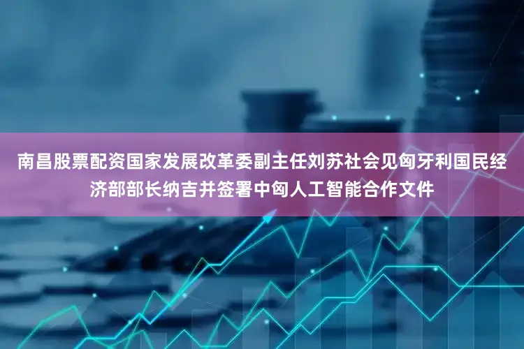 南昌股票配资国家发展改革委副主任刘苏社会见匈牙利国民经济部部长纳吉并签署中匈人工智能合作文件